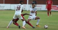 Omar Nebil (R) created chances as well back-tracked to clear the balls.
